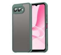 Forhonbri Case for T-Mobile REVVL8/T Phone 3 Phone Case,Slim Sturdy for Women Men Translucent Matte Hard PC Soft TPU Bezel Non-Fingerprint/Scratch,Green