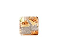 Foribyw 2 PC Reusable Beeswax Bread Bags with L-Shape Zipper | Natural Beeswax to Keep Fresh Longer, Breathable & Moisture-Proof, Extra Large 42.5x33cm