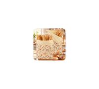 Foribyw 2 PC Reusable Beeswax Bread Bags with L-Shape Zipper | Natural Beeswax to Keep Fresh Longer, Breathable & Moisture-Proof, Extra Large 42.5x33cm