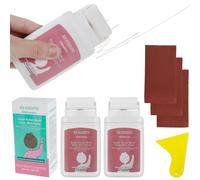 Foribyw 3Pcs Wall Repair Rolling Brush with 3 Sandpaper +1 Scraper, Wall Paint Interior Conceal Roller Wall Patching Tool Wall Repair Paste Roller for DIY Repair Graffiti(White)