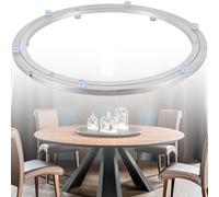 Foribyw Aluminium Alloy Turntable Bearing 14inch Heavy Duty Rotating Bearing Max Load Capacity 110Kg Round Dining Table Smooth Swivel Plate for Table Food Cake Display Stand
