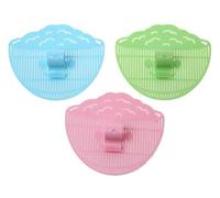 Forieru 3Pcs Plastic Clip-On Strainer, Bowl-Shaped Pasta Colander For Pots & Bowls - Universal Rice Sieve, Noodle Strainer For Vegetables, Fruit, Camping & Kitchen Use