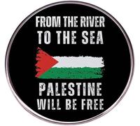 FORINC Palestine Free Pin: Die-struck Alloy & Copper, Butterfly Clasp, Unisex Lapel Pin for Clothes, Bag, Hat, Collar Accessories