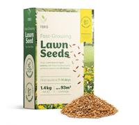 Foris 1.4Kg Fast Grow Lawn Seed, 93 Sq. M, 7-14 Day Germination, Hard Wearing Repair Blend, Low Maintenance Uk Climate Grass Seed