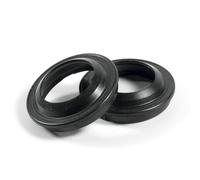 Fork Dust Seals 33 x 46mm compatible with Lexmoto Apollo 125 Euro 5 CL125T-E5/Chieftain 125 TD125T-15/Enigma 125 ZS125T-48, compatible with Taro Alex One CL125T (Pair)