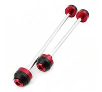 Fork Frame Slider For CBR600 For F4I 2001 2002 2003 2004 2005 2006 2007 2008 Motorcycle Front Rear Wheel Axle Fork Sliders Crash Protector Drop Falling Motorbike Parts(Red)