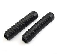 Fork Gaiters, Motorcycle Fork Dust Cover Boots Rubber Bellows 13 Section Protective Sleeve for Motorbikes