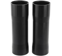 Fork Guards Motorcycle Front Aluminum Upper Fork Shocks Cover Rubber Suspension Dust Fit For Honda Rebel CMX300 CMX500 17-up(C Smooth)