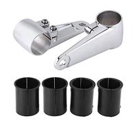 Fork Headlight Mounting Bracket Headlight Mount Bracket Motorcycle Headlight Mount Bracket 2pcs Chrome Motorcycle Headlight Side Mounting Front Fork Bracket for 35mm-41mm Fork Tube