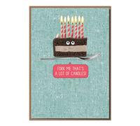 Fork Me That's A Lot of Candles! Funny Greeting Card