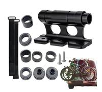 Fork Mount Cycling Block - Aluminum Alloy Quick Release Thru Axle Carrier | Cycling Rack Mount Thru Axle Adapter Fork - For Car SUV Van Roof Rack Crossbar Top Pickup Truck Trailer Bike Hauler Carrier