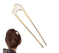 Fork Prong Updo stick Pin - Short Hairstyle Accessories Hair Stick | French Hair Pin | French Twist U Shape | | Metal U Shape Hair Side Combs For Women Girls Adults All Ages