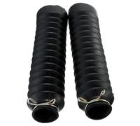 Fork Protectors 2pcs Fork Bellows Front Black Universal Motorcycle Rubber Cover Dust Gaiters Boots Waterproof Fork Guards