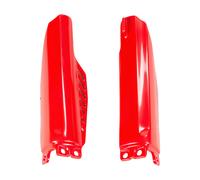 Fork protectors UFO PLAST 2-piece fork cover cover red OEM 00-26