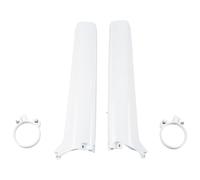 Fork protectors UFO PLAST 2-piece fork cover cover white OEM