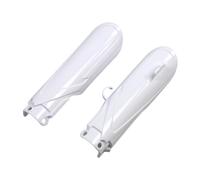 Fork protectors UFO PLAST 2-piece fork cover cover white OEM