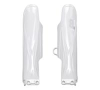 Fork protectors UFO PLAST 2-piece fork cover cover white OEM