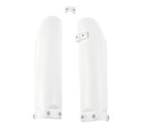 Fork protectors UFO PLAST 2-piece fork cover cover white OEM