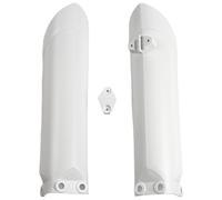 Fork protectors UFO PLAST 2-piece fork cover cover white OEM