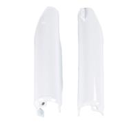 Fork protectors UFO PLAST 2-piece fork cover cover white OEM