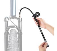 Fork Pump - 300 High Pressure High Pressure Air Shock Pump | The Road Trip Must Have | Aluminum Alloy Bike Pump Without Air Loss