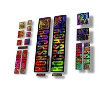 Fork Replacement Decal MTB Suspension Cycling Sticker Compatible for Rock Shox 30 32 RS1 Series Oil Slick (Glossy)