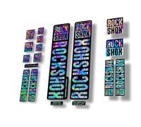 Fork Replacement Decal MTB Suspension Cycling Sticker Compatible for Rock Shox 30 32 RS1 Series Oil Slick 1 (Matte)