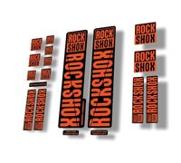Fork Replacement Decal MTB Suspension Cycling Sticker Compatible for Rock Shox 30 32 RS1 Series Orange (Matte)
