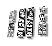 Fork Replacement Decal MTB Suspension Cycling Sticker Compatible for Rock Shox 30 32 RS1 Series White (Matte)