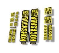 Fork Replacement Decal MTB Suspension Cycling Sticker Compatible for Rock Shox 30 32 RS1 Series Yellow (Glossy)