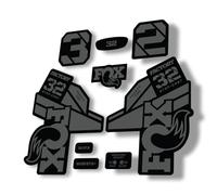 Fork Replacement Decal Sticker Compatibale for Fox 32 2021 Step Cast Series Gray (Matte)