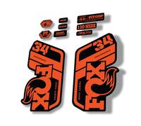 Fork Replacement Decal Sticker Compatibale for Fox 34 2021 Performance Series Orange (Glossy)
