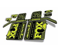 Fork Replacement Decal Sticker Compatibale for Fox 34 Float 2017 Series Lime Green (Glossy)