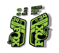 Fork Replacement Decal Sticker Compatibale for Fox 34 Performance E Bike 2021 Series Green (Glossy)