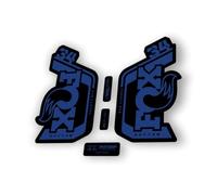 Fork Replacement Decal Sticker Compatibale for Fox 34 Rhythm 2024 Series Dark Blue (Matte)