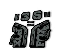 Fork Replacement Decal Sticker Compatibale for Fox 36 2021 E Bike Series Gray (Matte)