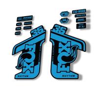 Fork Replacement Decal Sticker Compatibale for Fox 36 2021 Rhythm Series Blue (Matte)