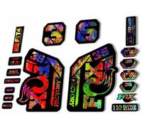 Fork Replacement Decal Sticker Compatibale for Fox 36 2021 Series Oil Slick (Matte)