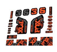 Fork Replacement Decal Sticker Compatibale for Fox 36 2021 Series Orange Gray with X2 (Matte)