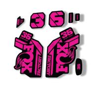 Fork Replacement Decal Sticker Compatibale for Fox 36 2021 Step Cast Series Pink (Matte)