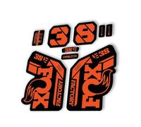 Fork Replacement Decal Sticker Compatibale for Fox 38 2021 E Bike Series Orange (Glossy)