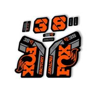 Fork Replacement Decal Sticker Compatibale for Fox 38 2021 E Bike Series Orange Gray (Matte)