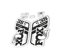 Fork Replacement Decal Sticker Compatibale for Fox 38 2021 Performance E Bike Series Black (Glossy)
