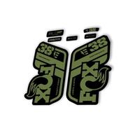 Fork Replacement Decal Sticker Compatibale for Fox 38 2021 Performance E Bike Series Olive (Glossy)