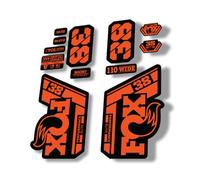 Fork Replacement Decal Sticker Compatibale for Fox 38 2021 Performance Elite Series Orange (Matte)
