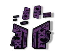 Fork Replacement Decal Sticker Compatibale for Fox 40 2021 Performance Elite Series Purple (Glossy)