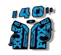 Fork Replacement Decal Sticker Compatibale for Fox 40 2021 Series Blue (Glossy)