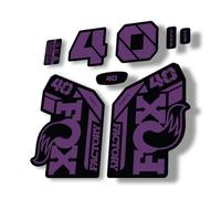 Fork Replacement Decal Sticker Compatibale for Fox 40 2021 Series Purple (Glossy)