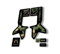 Fork Replacement Decal Sticker Compatibale for Marzocchi Bomber Z2 2025 Series Camo (Matte)