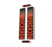 Fork Replacement Decal Sticker Compatibale for Rock Shox 35 2021 Series Orange (Matte)